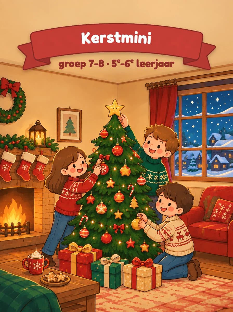 Kerstmini · groep 7-8 · 5e-6e leerjaar
