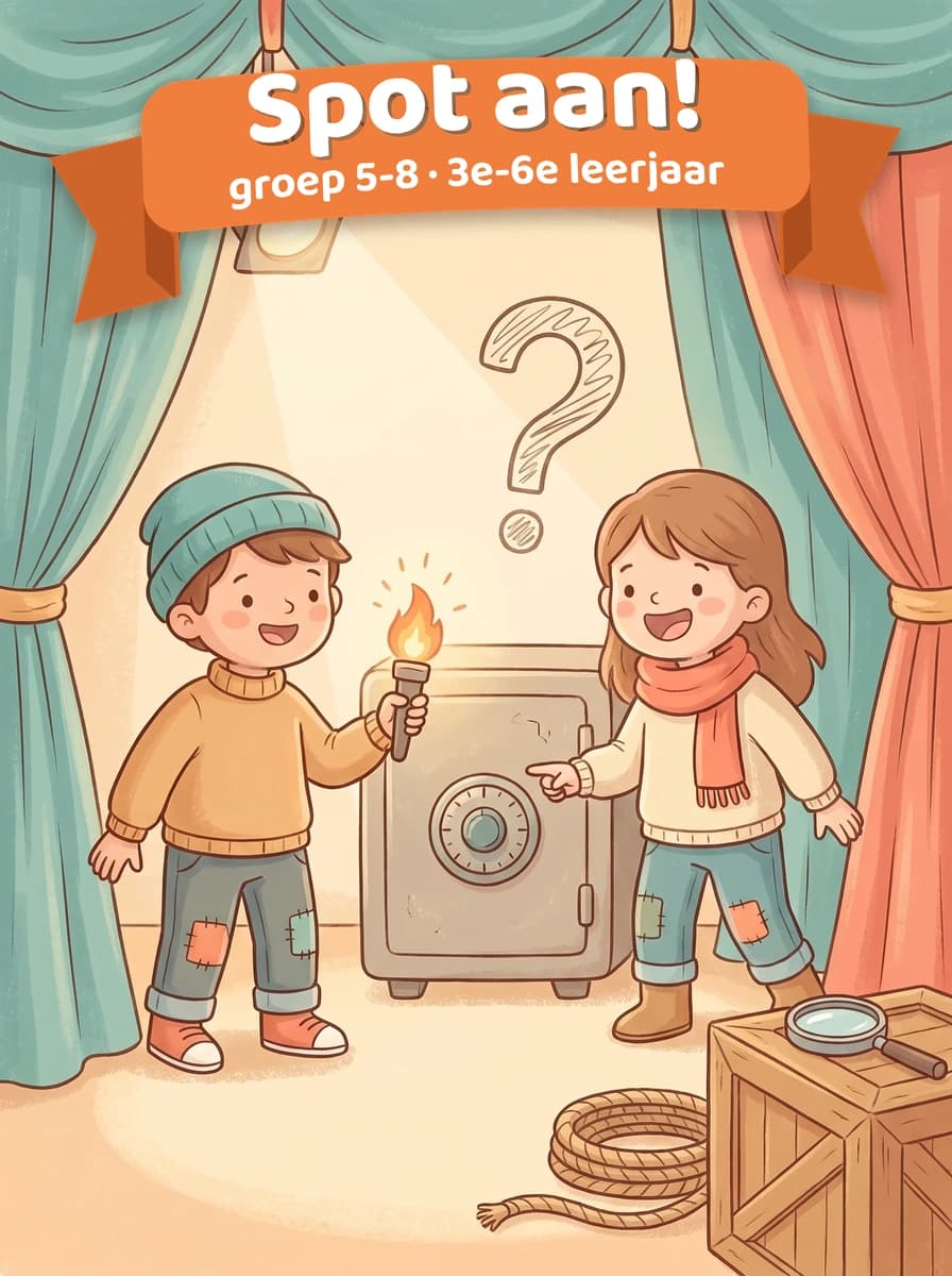 Escape room · Spot aan! · groep 5-8 · 3e-6e leerjaar