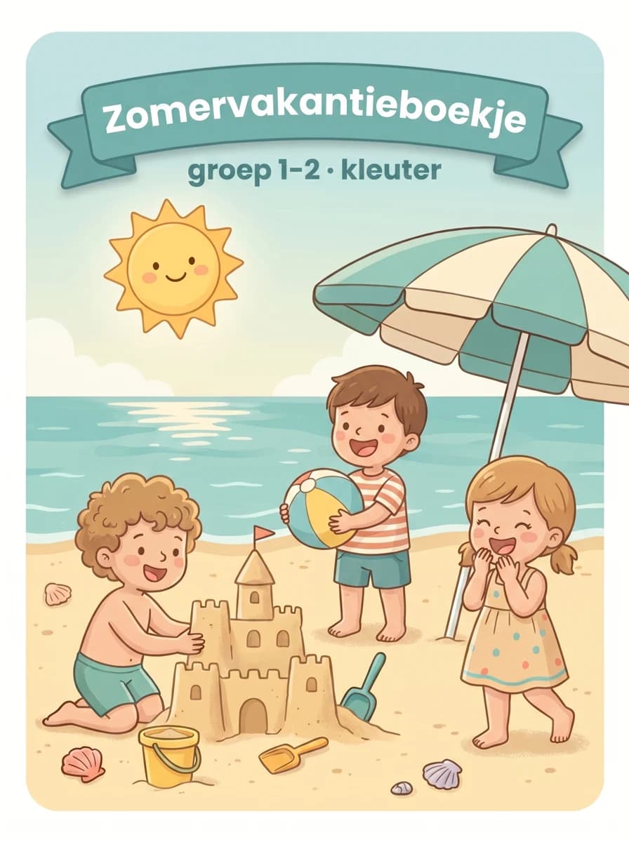Zomervakantieboekje · groep 1-2 · kleuter